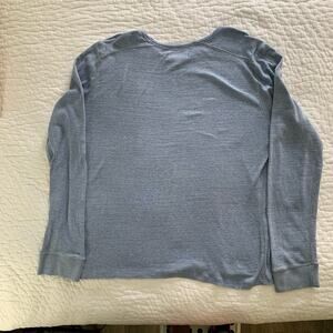 Banana Republic Men's Blue Lightweight Cotton-Blend Crewneck Sweater Size Large